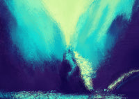 Zilla In Blue Wall Art