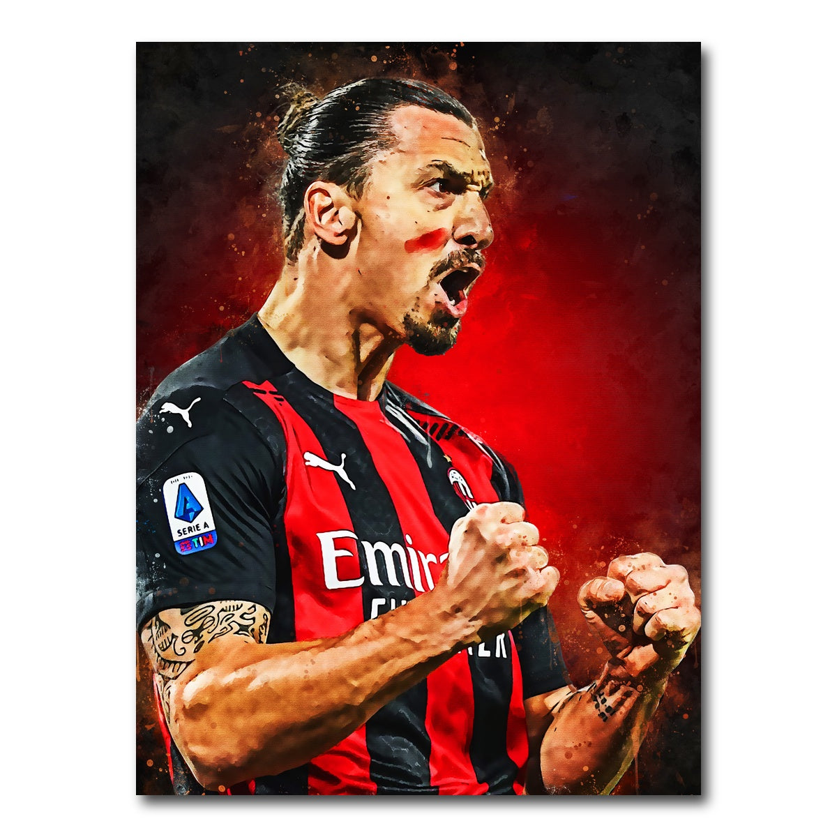AUTO-MOCKUP WHITE | Zlatan Ibrahimovic | 1 Piece | Gallery Wrap Canvas | group=3x4