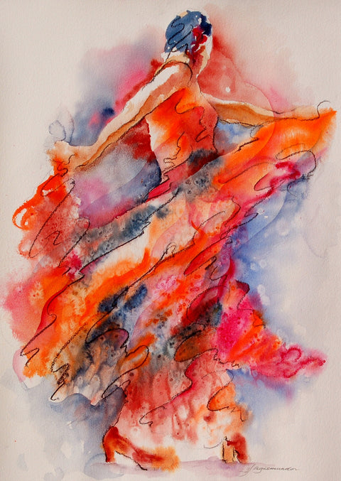 allure of the flamenco Wall Art