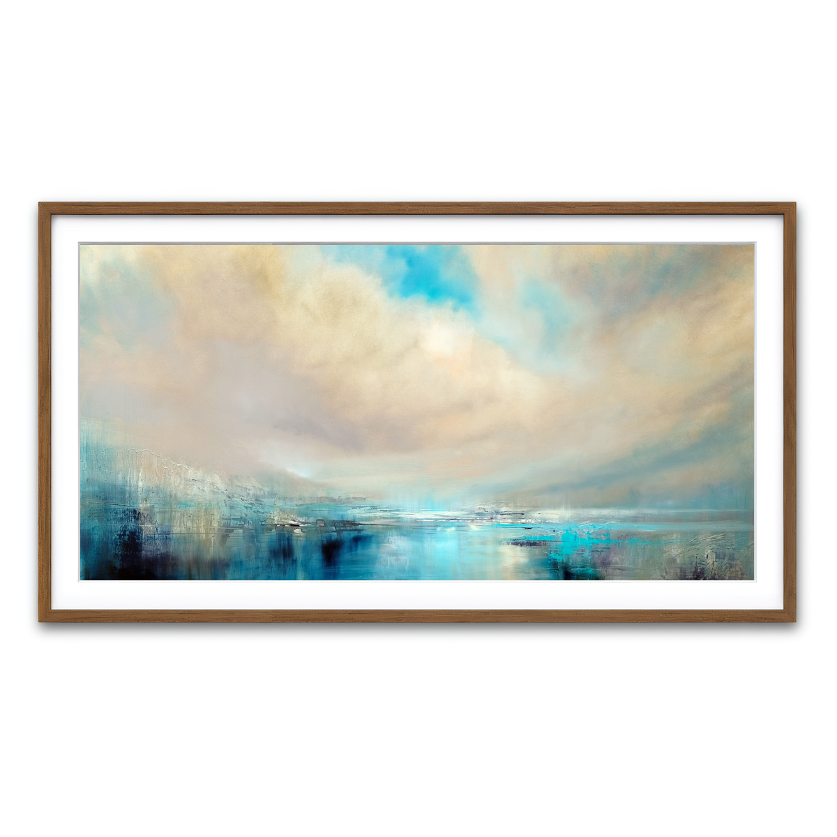 Framed Print 2x1 Walnut