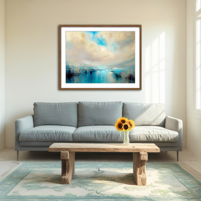 AUTO-MOCKUP ROOM | Angekommen Wall Art