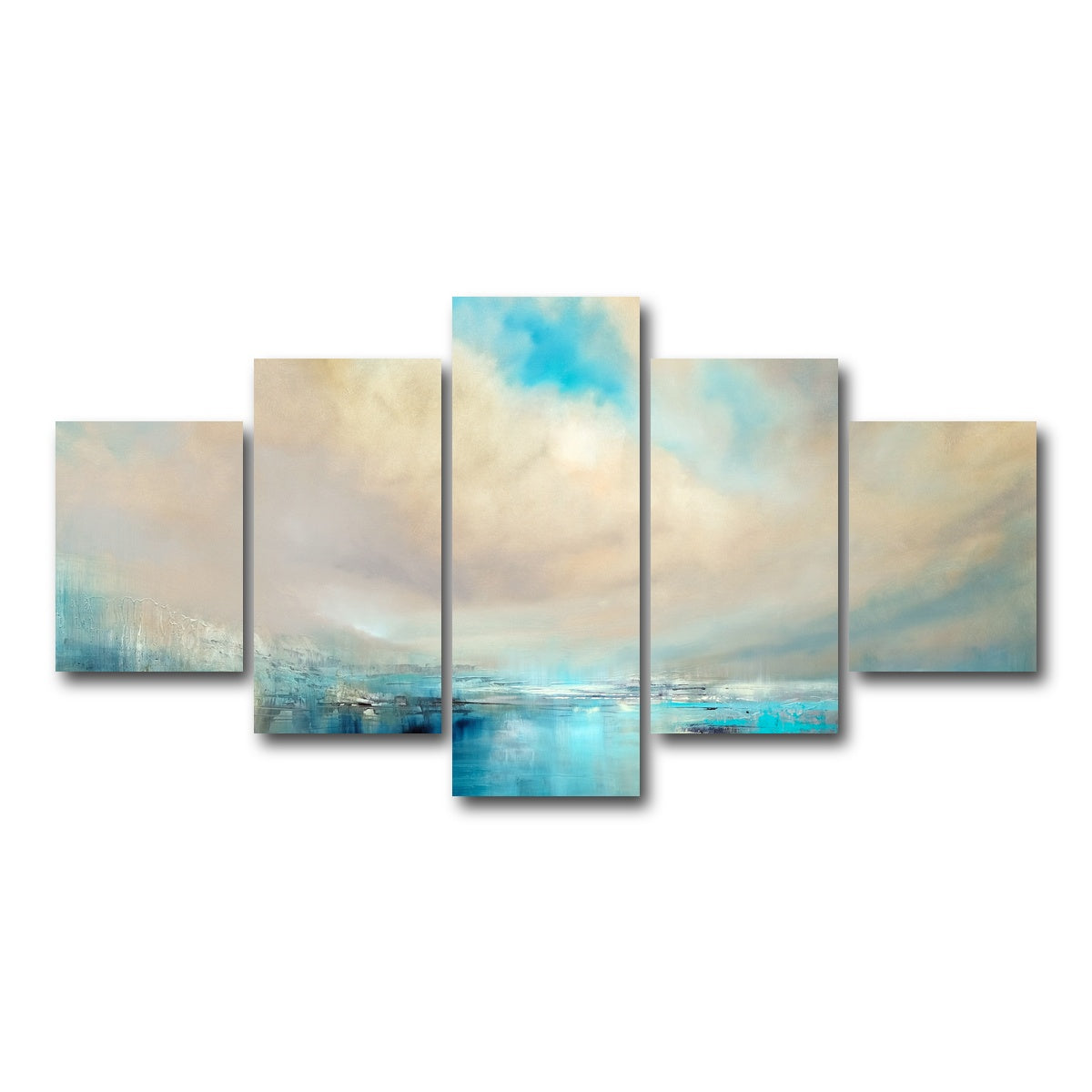 AUTO-MOCKUP WHITE | angekommen | 5 Piece | Gallery Wrap Canvas | group=5_short