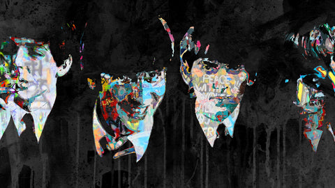 beatles peace within Wall Art
