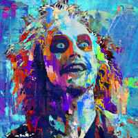 beetlejuice blue Wall Art