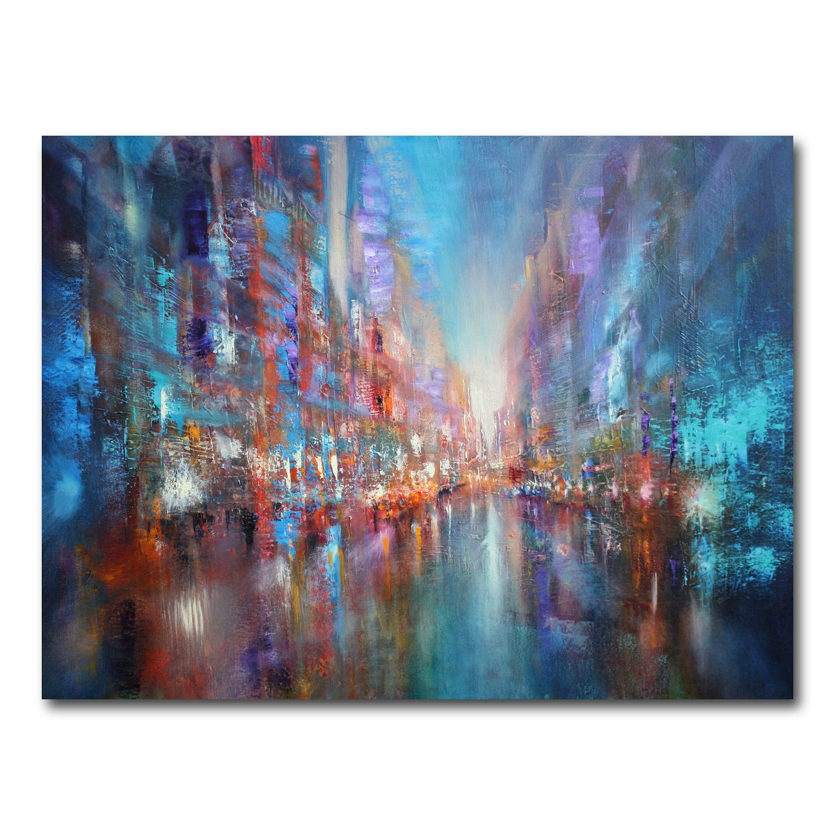 AUTO-MOCKUP WHITE | blue city | 1 Piece | Gallery Wrap Canvas | group=4x3