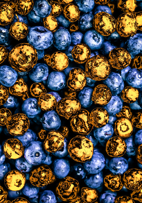 blueberries Wall Art