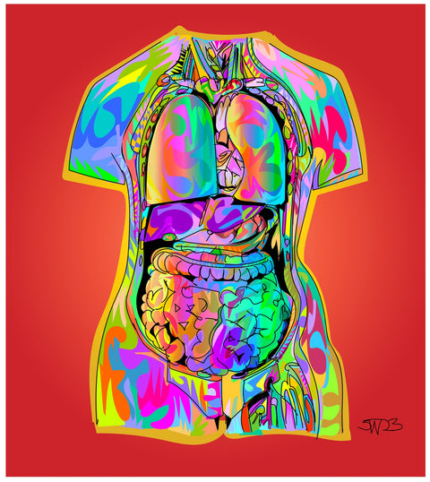 body organs Wall Art