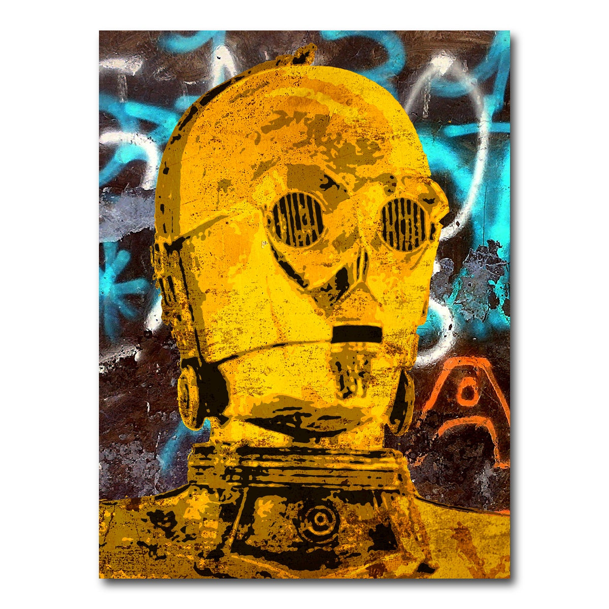 AUTO-MOCKUP WHITE | c3po | 1 Piece | Gallery Wrap Canvas | group=3x4