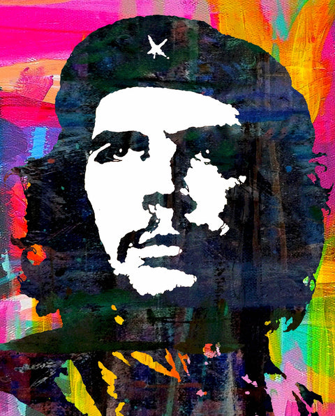 che guevara color Wall Art