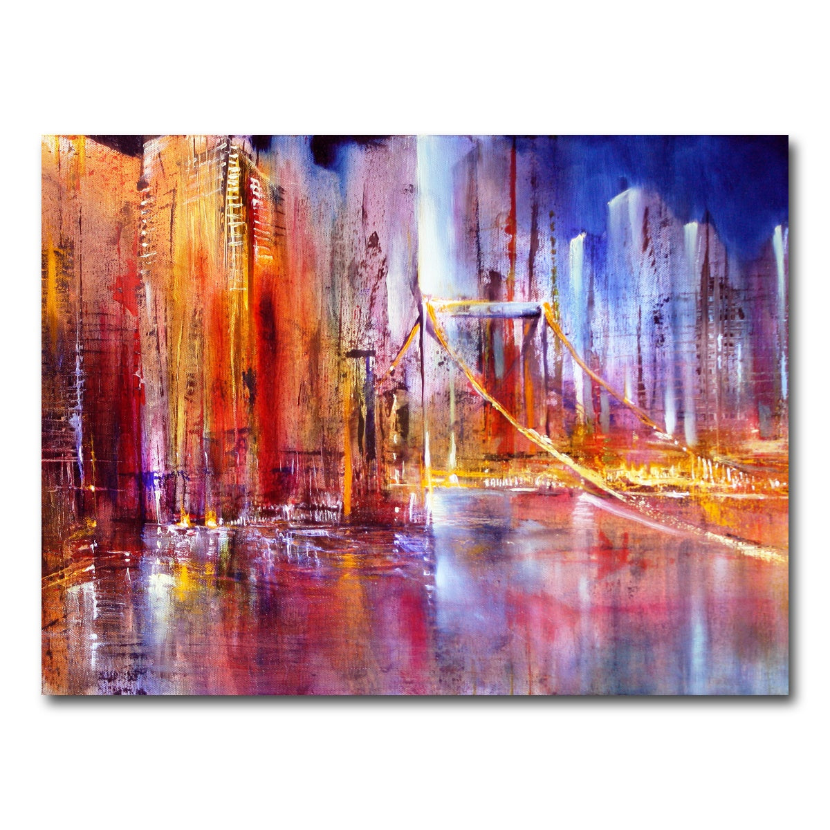 AUTO-MOCKUP WHITE | city scape | 1 Piece | Gallery Wrap Canvas | group=4x3