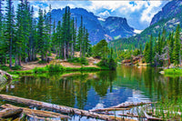 dream lake Wall Art