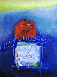 evening blues II Wall Art