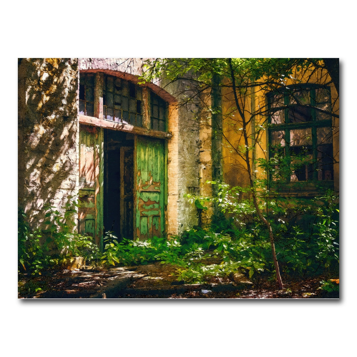 AUTO-MOCKUP WHITE | forgotten entrance | 1 Piece | Gallery Wrap Canvas | group=4x3