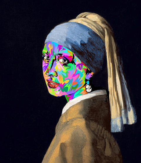 girl with pearl earring Wall Art