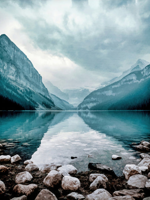 glacial lake Wall Art