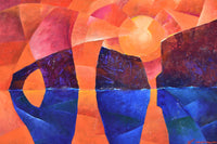 guardians of the ocean in cubism Wall Art