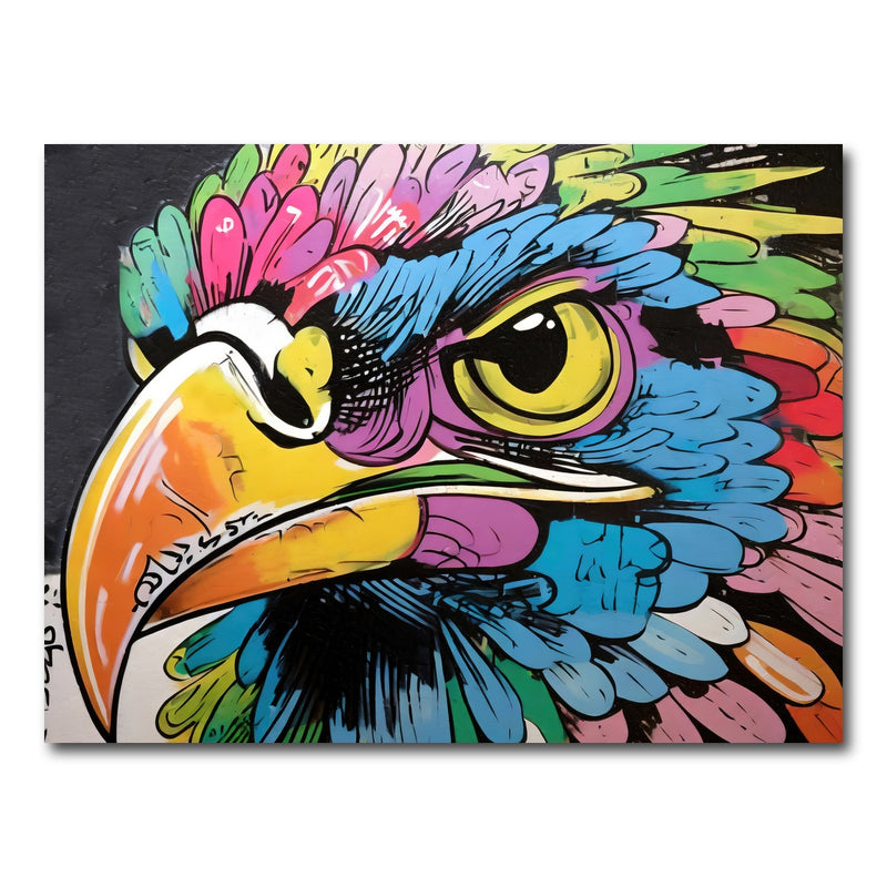 AUTO-MOCKUP WHITE | hawk graffiti | 1 Piece | Gallery Wrap Canvas | group=4x3