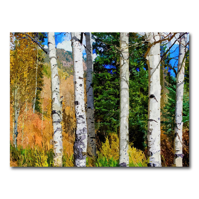 AUTO-MOCKUP WHITE | hillside aspen grove | 1 Piece | Gallery Wrap Canvas | group=4x3