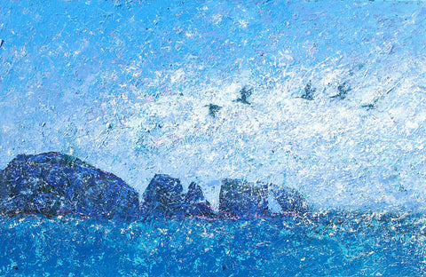 island mist large Wall Art