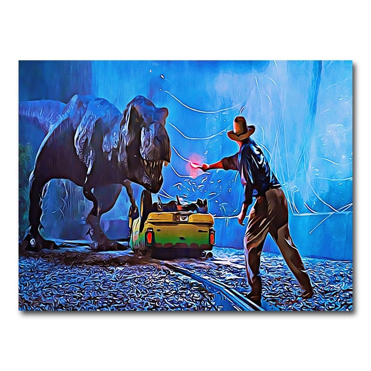 AUTO-MOCKUP WHITE | jurassic park | 1 Piece | Gallery Wrap Canvas | group=4x3