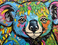 koala graffiti Wall Art