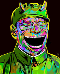 laughing 2 devil Wall Art