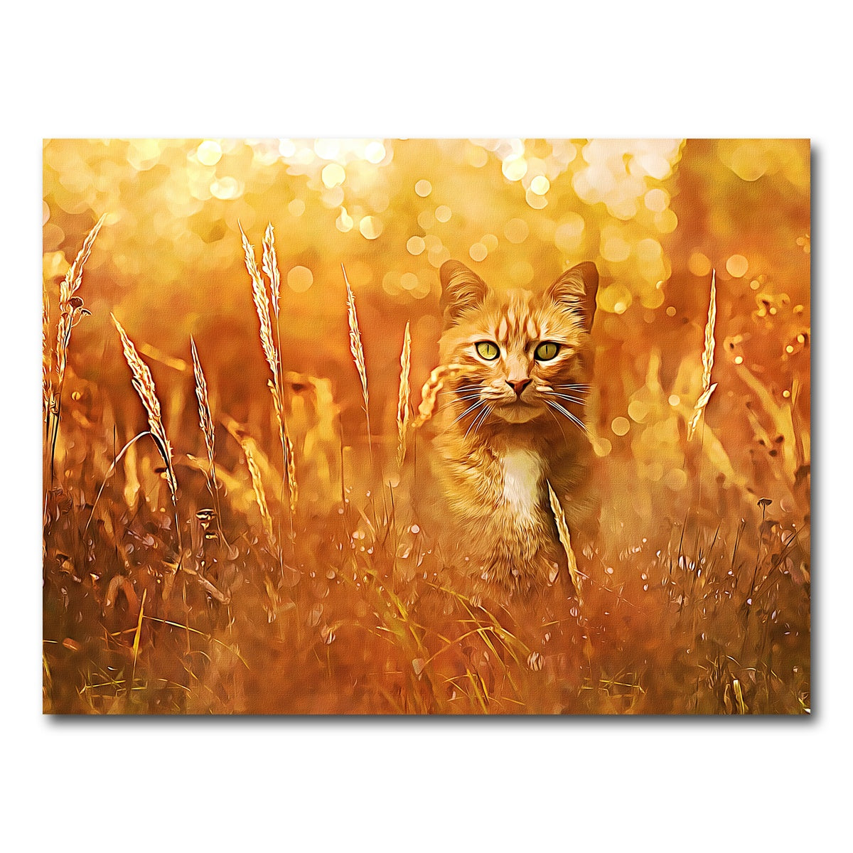 AUTO-MOCKUP WHITE | little tiger in the grass | 1 Piece | Gallery Wrap Canvas | group=4x3