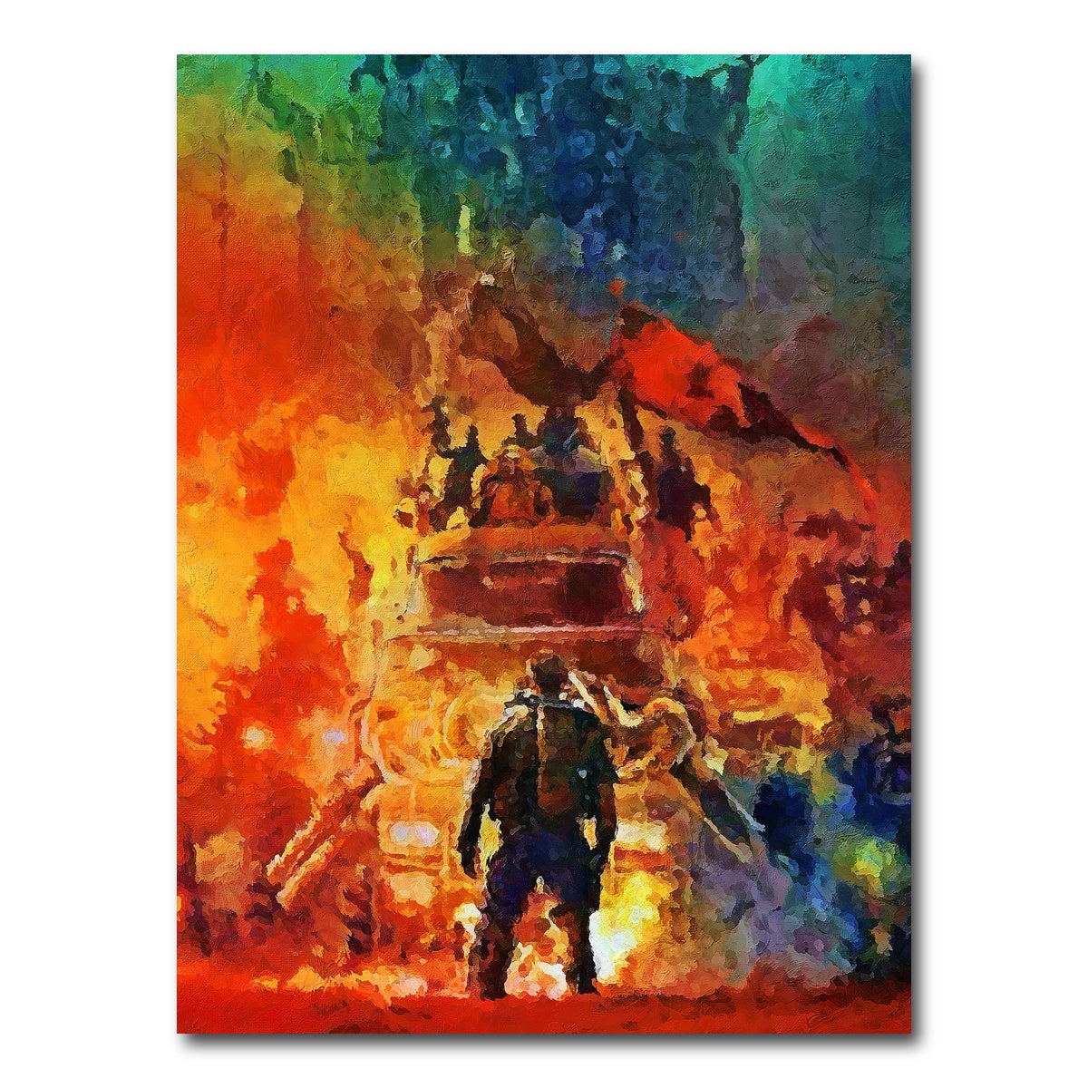 AUTO-MOCKUP WHITE | mad max painting | 1 Piece | Gallery Wrap Canvas | group=3x4