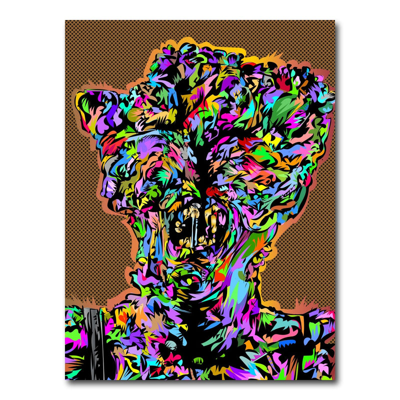 AUTO-MOCKUP WHITE | mushroom monster last of us | 1 Piece | Gallery Wrap Canvas | group=3x4