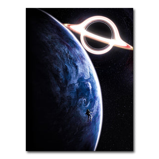 AUTO-MOCKUP WHITE | planet and black hole | 1 Piece | Gallery Wrap Canvas | group=3x4