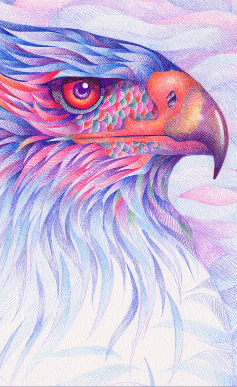 raptor is bored Wall Art