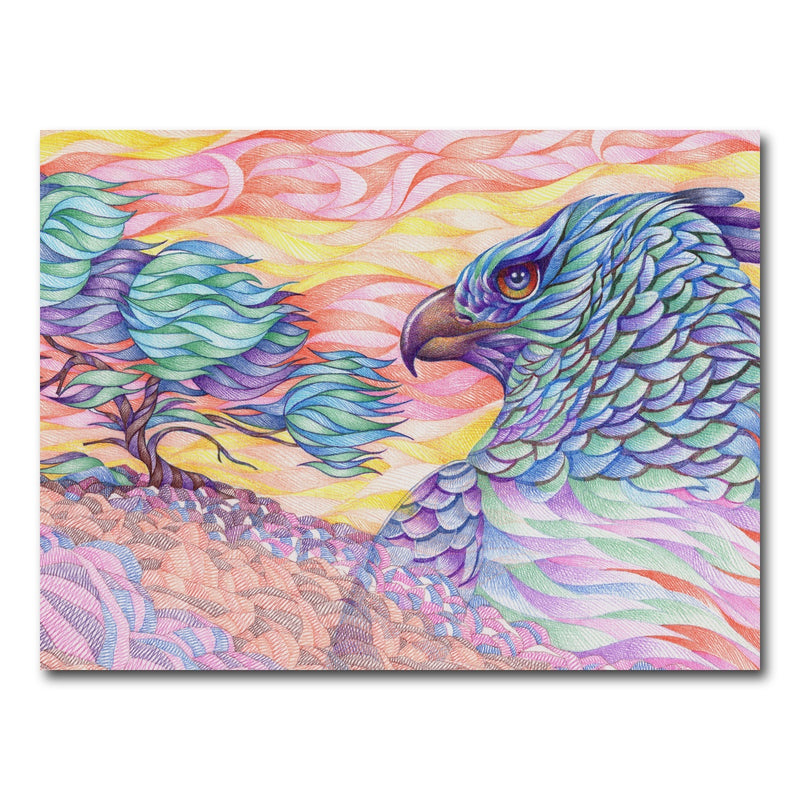 AUTO-MOCKUP WHITE | raptor's vigilance | 1 Piece | Gallery Wrap Canvas | group=4x3