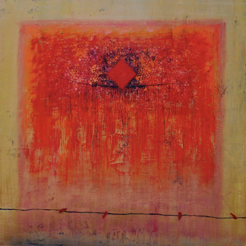 red diamond Wall Art