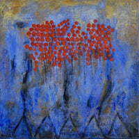 red flowers Wall Art