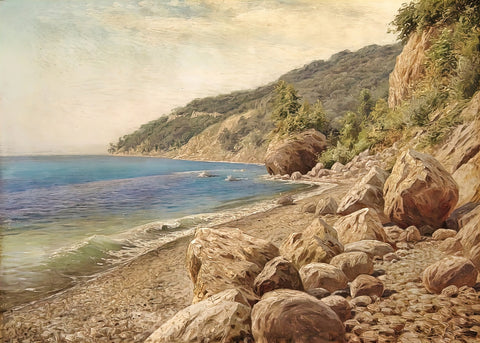 sandstone beach Wall Art