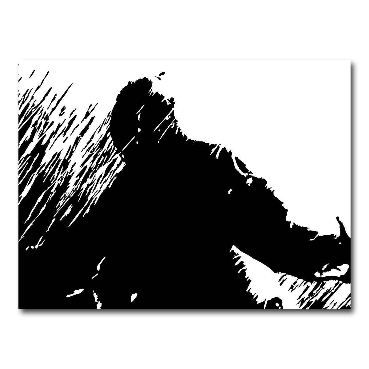 AUTO-MOCKUP WHITE | shawshank redemption black and white | 1 Piece | Gallery Wrap Canvas | group=4x3