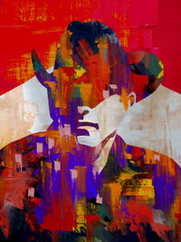 smoker man Wall Art