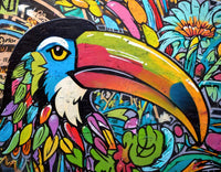 toucan graffiti Wall Art