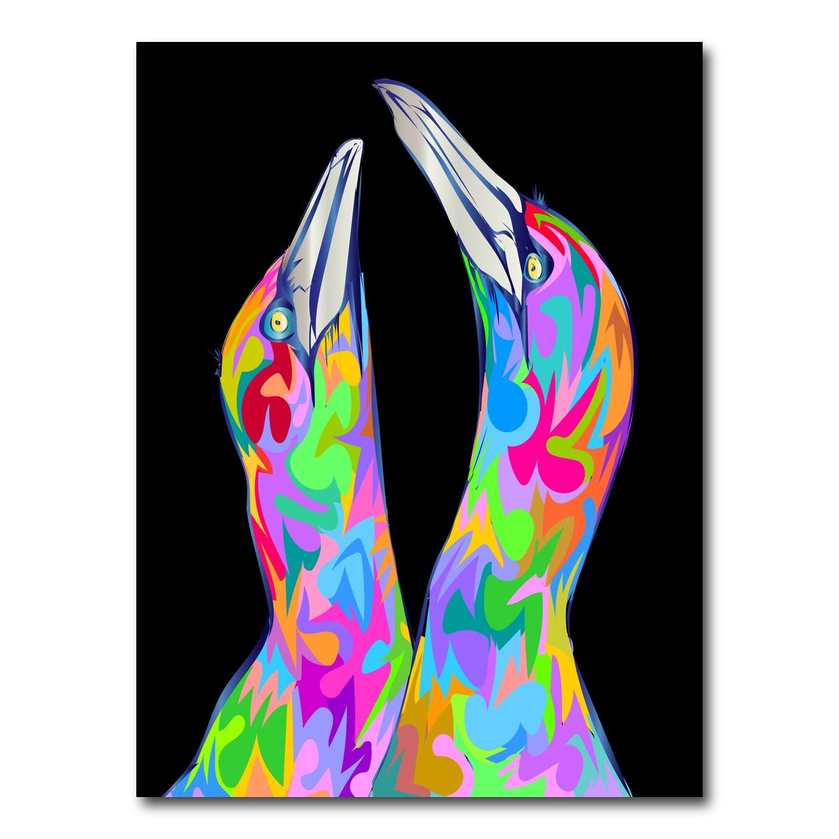 AUTO-MOCKUP WHITE | twin birds | 1 Piece | Gallery Wrap Canvas | group=3x4
