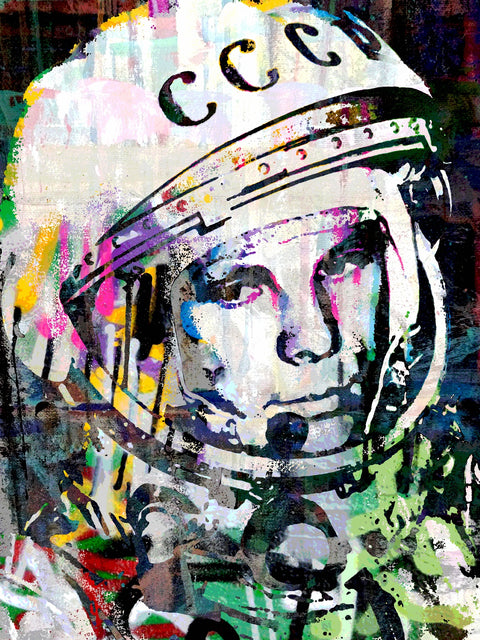 yuri gagarin Wall Art